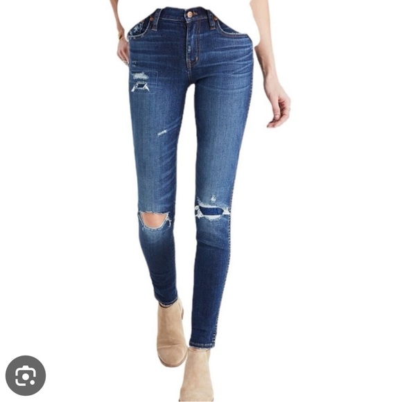 Madewell 9" High Riser Skinny Skinny Jeans Size 25 - Picture 1 of 6